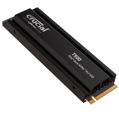 Crucial T500 W/Heatsink 2TB M.2-2280 SSD PCIe 4.0 X4 NVMe image