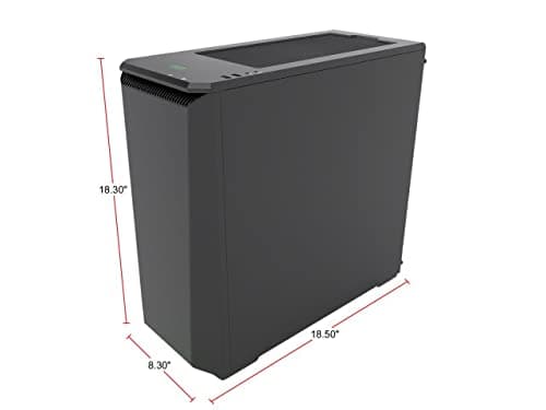 Phanteks Eclipse P400 ATX Mid Tower Black with Tinted Tempered Glass Side Panel and USB 3.2 Gen 1 Type-A image