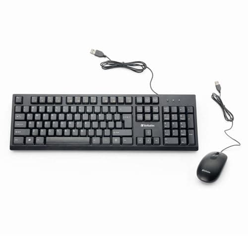 Verbatim 70734 Wired Standard Keyboard with Laser Mouse main image