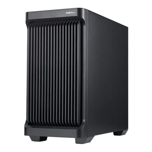 G.Skill LT1 Micro ATX Mini Tower Black with Tempered Glass Side Panel and USB 3.2 Gen 1 Type-A, USB 2.0 Type-A image