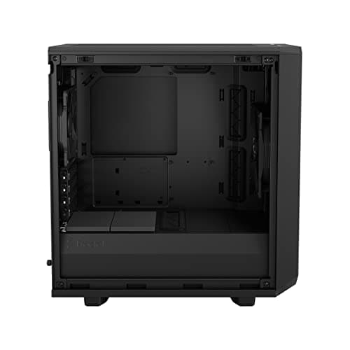 Fractal Design Meshify 2 Mini Micro ATX Mid Tower Black with Tinted Tempered Glass Side Panel and USB 3.2 Gen 2 Type-C USB 3.2 Gen 1 Type-A image