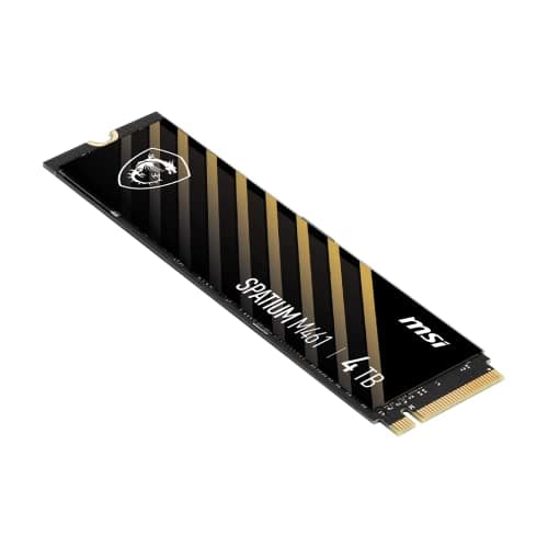 MSI SPATIUM M461 4TB SSD M.2-2280 PCIe 4.0 x4 NVMe image