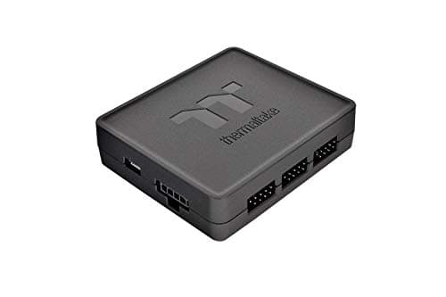 Thermaltake Riing Trio 14 RGB TT Premium Edition 140mm RGB PWM 60.68 CFM Black 3-Pack image