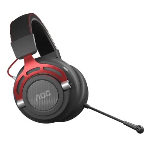 AOC GH401 Closed-Back Red / Black Gaming Headset image