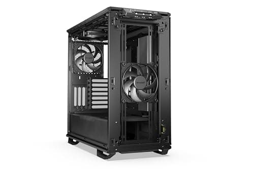 be quiet! Dark Base 701 ATX Mid Tower Black Tempered Glass Side Panel, USB 3.2 Gen 2 Type-C, USB 3.2 Gen 1 Type-A image