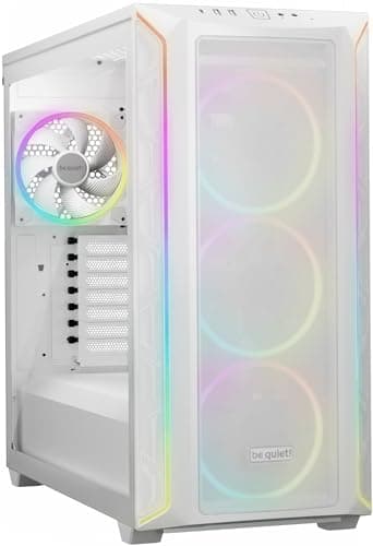 be quiet! Shadow Base 800 FX ATX Mid Tower White with Tempered Glass Side Panel and USB 3.2 Gen 2 Type-C USB 3.2 Gen 1 Type-A main image