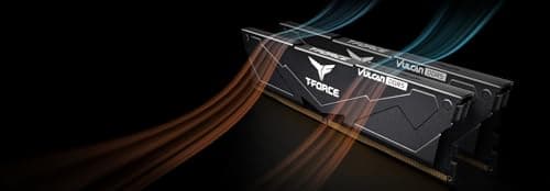 TEAMGROUP T-Force Vulcan Black DDR5-5200 CL40 16GB (1x16GB) image