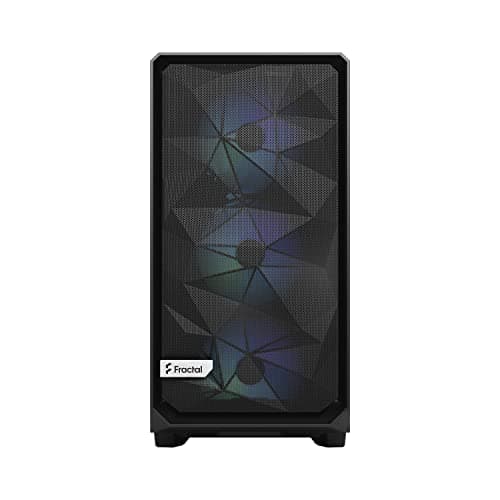 Fractal Design Meshify 2 RGB ATX Mid Tower Black Tempered Glass Side Panel image