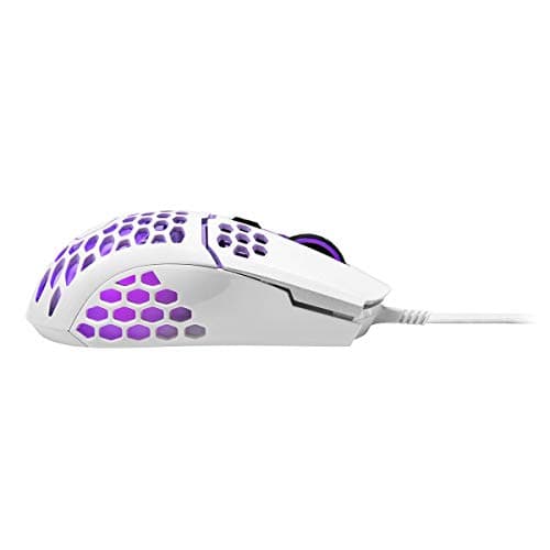 Cooler Master MM711 Glossy White Wired Optical Mouse image