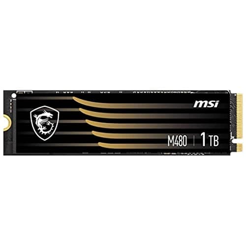 MSI SPATIUM M480 1TB SSD M.2-2280 PCIe 4.0 x4 NVMe image