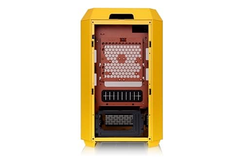 Thermaltake The Tower 250 Mini-ITX Tower Yellow / Brown with Tempered Glass Side Panel and USB 3.2 Gen 2 Type-C, USB 3.2 Gen 1 Type-A image