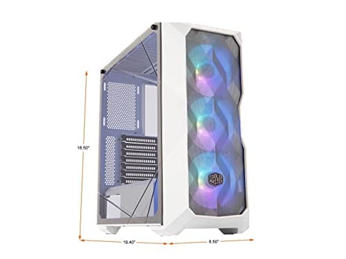 Cooler Master MasterBox TD500 Mesh ATX Mid Tower White Tempered Glass, Controller image