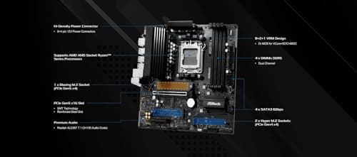 ASRock B850M Pro-A AM5 DDR5 Micro ATX image