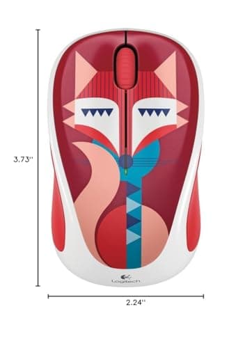 Logitech M325c Francesca Fox Wireless Optical Mouse image