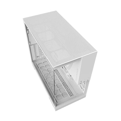 Geometric Future Model 5 Fanless ATX Mid Tower White Tempered Glass Side Panel image