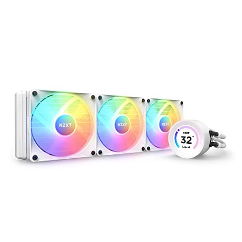 NZXT Kraken Elite 360 RGB Water 360mm RGB 78.02 CFM White main image