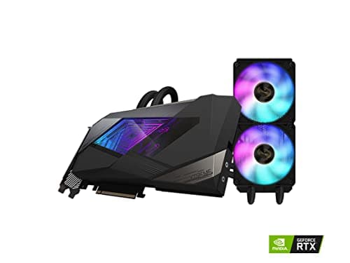 Gigabyte AORUS XTREME WATERFORCE GeForce RTX 3080 LHR 12GB GDDR6X Black image