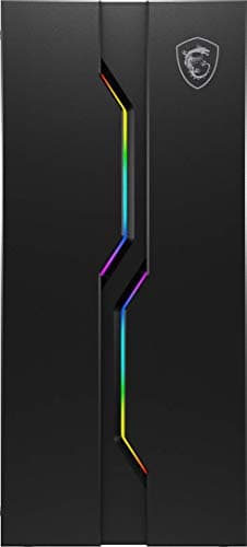 MSI MAG VAMPIRIC 010 ATX Mid Tower Black with Tempered Glass Side Panel and USB 3.2 Gen 1 Type-A, USB 2.0 Type-A image