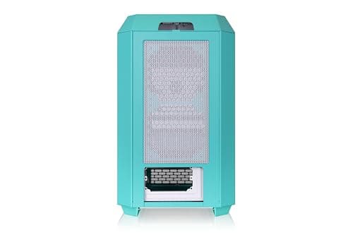 Thermaltake The Tower 250 Mini-ITX Tower Blue / Pink with Tempered Glass Side Panel, USB 3.2 Gen 2 Type-C, USB 3.2 Gen 1 Type-A, and Dimensions 300 x 281 x 506 image