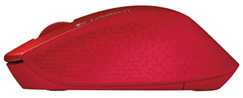Logitech M320 Red Wireless Optical Mouse image