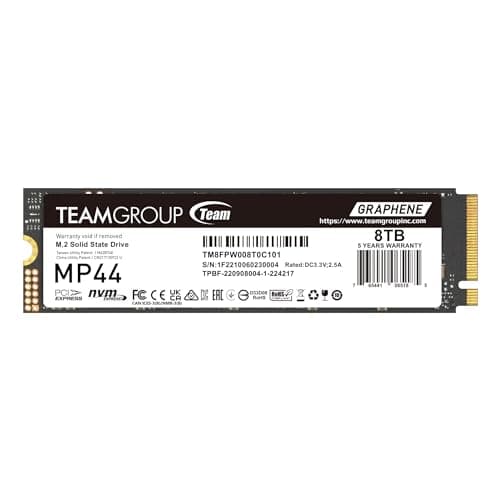 TEAMGROUP MP44 8TB M.2-2280 SSD PCIe 4.0 X4 NVMe main image