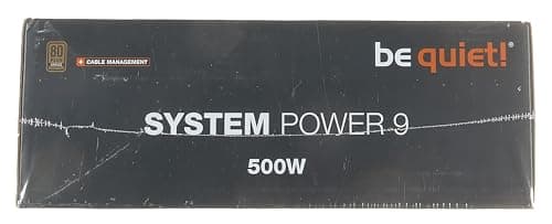 be quiet! System Power 9 500 CM Black 500W Semi-Modular 80+ Bronze Certified image