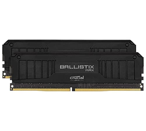 Crucial 16GB Ballistix MAX RGB DDR4 4400 MHz UDIMM Gaming Desktop Memory Kit (2 x 8GB, Black) image