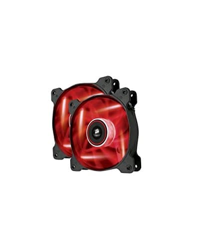 Corsair Air Series AF120 LED Red Quiet Edition High Airflow Fan Twin Pack main image