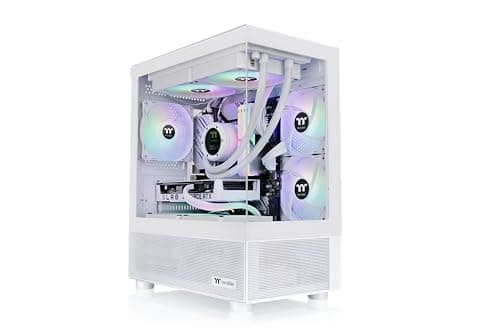 Thermaltake View 170 ARGB Micro ATX Mini Tower White with Tempered Glass Side Panel and USB 3.2 Gen 1 Type-A main image