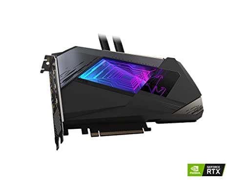 Gigabyte AORUS XTREME WATERFORCE GeForce RTX 3080 LHR 12GB GDDR6X Black image