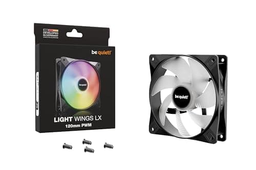 be quiet! Light Wings LX 120mm Black Addressable RGB PWM 51.5 CFM image