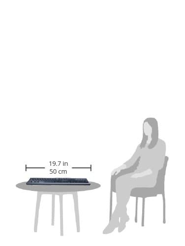 KeyTronic KT800P2M Wired Standard Keyboard With Optical Mouse image