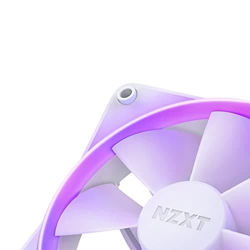 NZXT F120 120mm White Addressable RGB PWM 50.18 CFM 1-Pack image