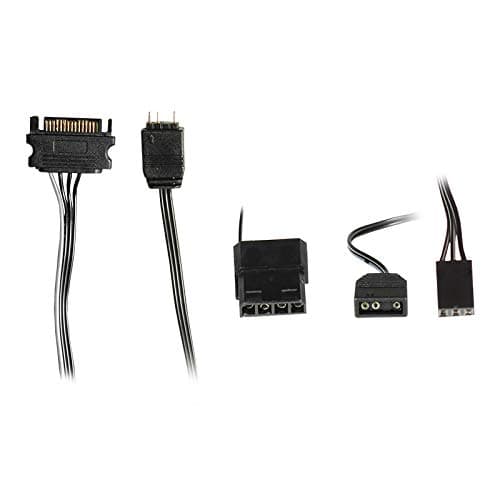 CiT Master ATX Mid Tower Black Tempered Glass Side Panel, USB 3.2 Gen 1 & USB 2.0 Front USB image