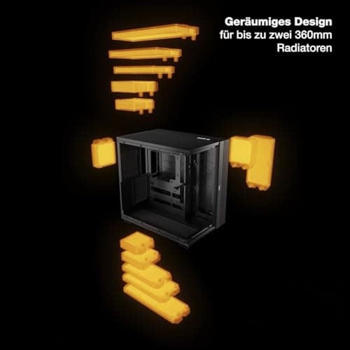 be quiet! Light Base 600 DX ATX Mid Tower White with Tempered Glass Side Panel and USB 3.2 Gen 2 Type-C, USB 3.2 Gen 1 Type-A image