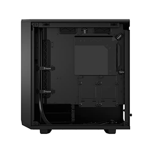 Fractal Design Meshify 2 Mini Micro ATX Mid Tower Black with Tinted Tempered Glass Side Panel and USB 3.2 Gen 2 Type-C USB 3.2 Gen 1 Type-A image