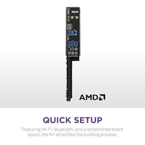 NZXT B650E N7 AM5 WIFI DDR5 ATX Black image