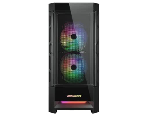 Cougar Duoface RGB ATX Mid Tower Black Tempered Glass image
