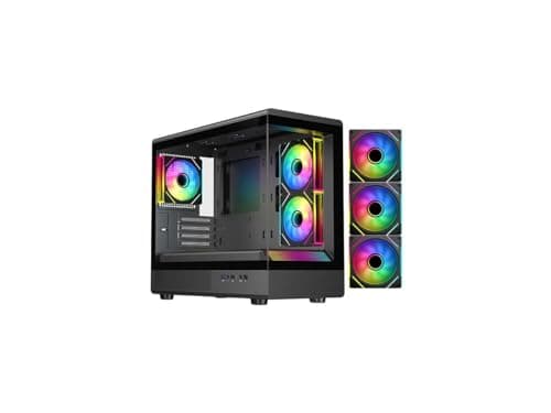 DIYPC ARGB-M1-BK Black Case mATX main image