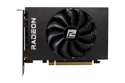 PowerColor Radeon RX 6400 4GB GDDR6 PCI Express 4.0 ITX Video Card AXRX 6400 4GBD6-DH image