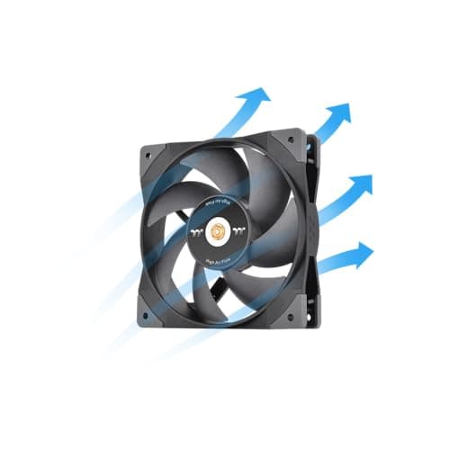 Thermaltake SWAFAN GT12 120mm Black PWM 58.17 CFM image