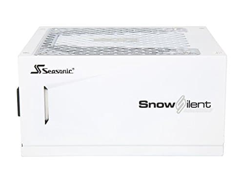 SeaSonic Electronics Prime Snow Silent 750 Titanium SSR-750TR 750W 80+ Titanium ATX12V & EPS12V Full Modular 135mm FDB Fan Power On Self Tester 12 Year Warranty Power Supply Color White image