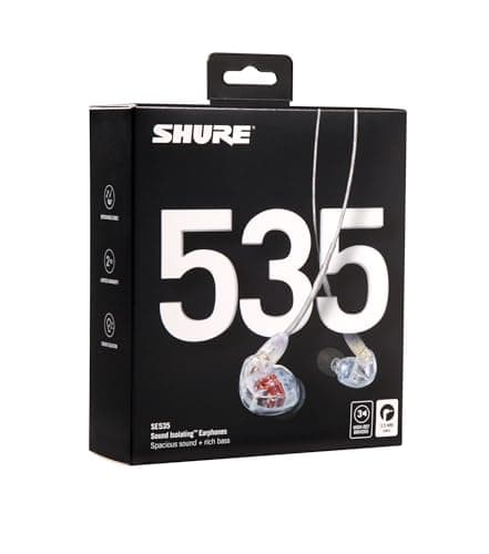 Shure SE535CLEAR Closed-Back In-Ear Headphones image