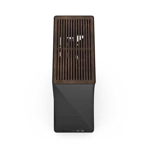 Fractal Design Era Mini-ITX Tower Black / Brown Mesh Side Panel, USB 3.2 Gen 2x2 Type-C/USB 3.2 Gen 1 Type-A image