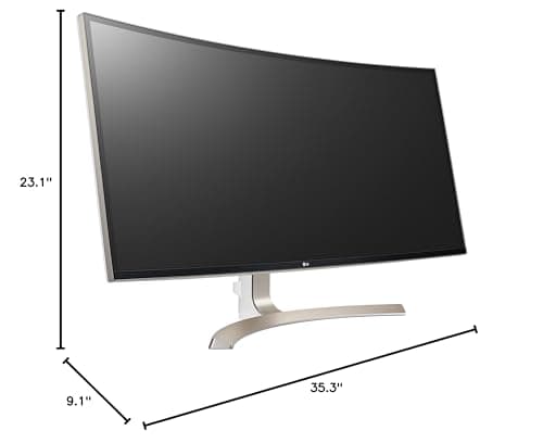 LG 38UC99-W 37.5" 3840x1600 75Hz IPS Curved Monitor image