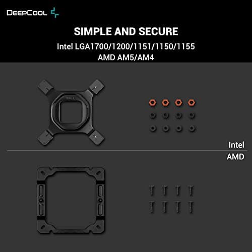 Deepcool AK400 ZERO DARK Performance CPU Cooler image