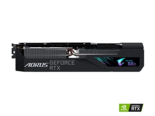 Gigabyte AORUS MASTER Rev 2.0 GeForce RTX 3080 10GB LHR 10GB GDDR6X Black image