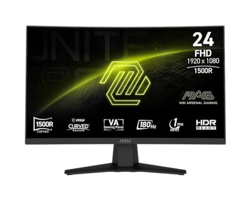 MSI MAG 244C 23.6" 1080p 180Hz VA Curved Monitor image