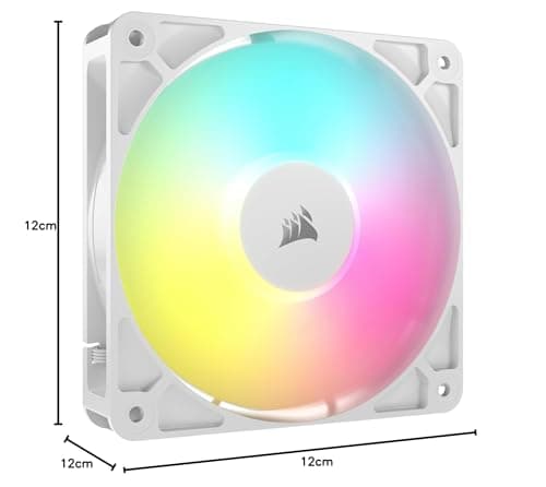 Corsair RS120 120mm White RGB PWM image