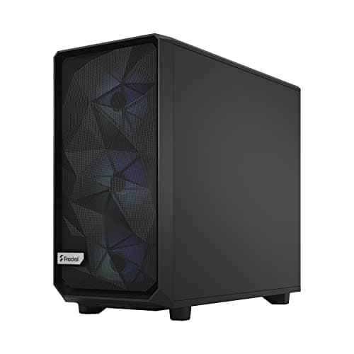 Fractal Design Meshify 2 RGB ATX Mid Tower Black Tempered Glass Side Panel image
